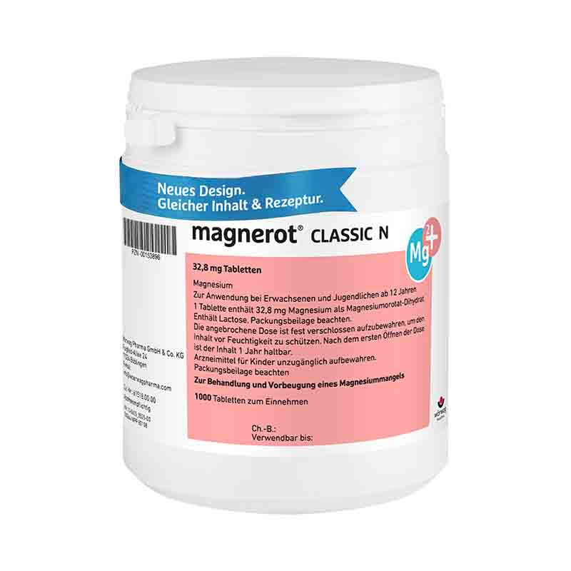 magnerot CLASSIC N 1000 St Tabletten