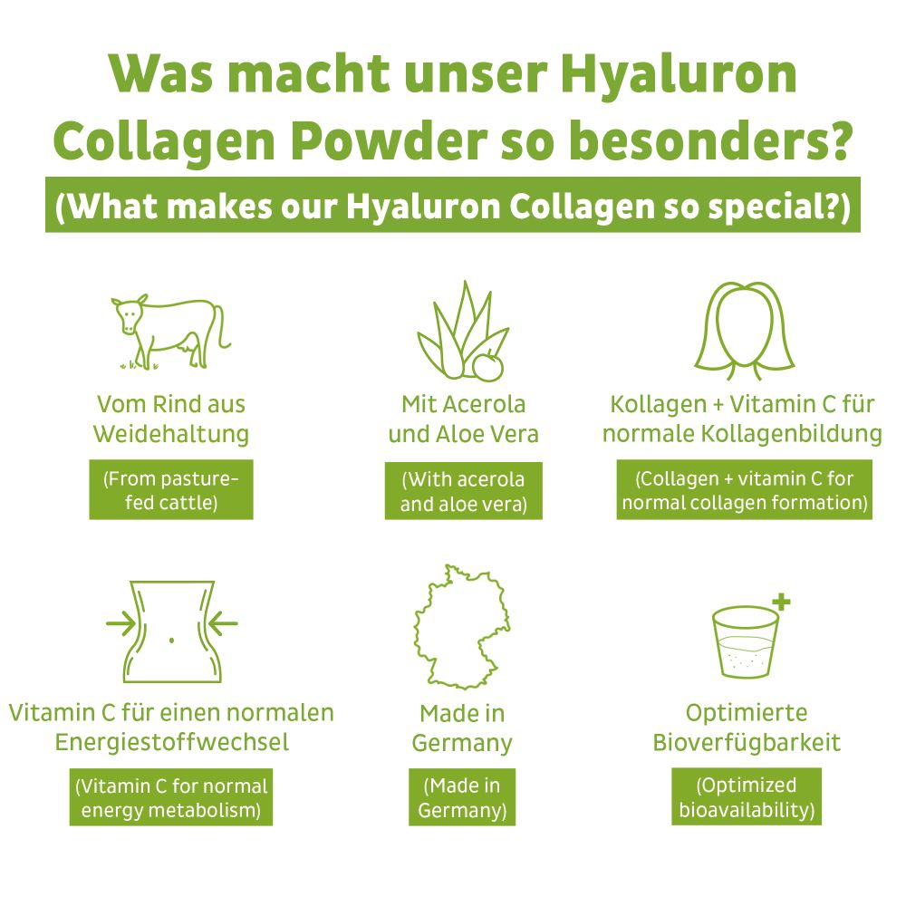 FAIRNATURAL HYALURON COLLAGEN POWDER 450 g Pulver