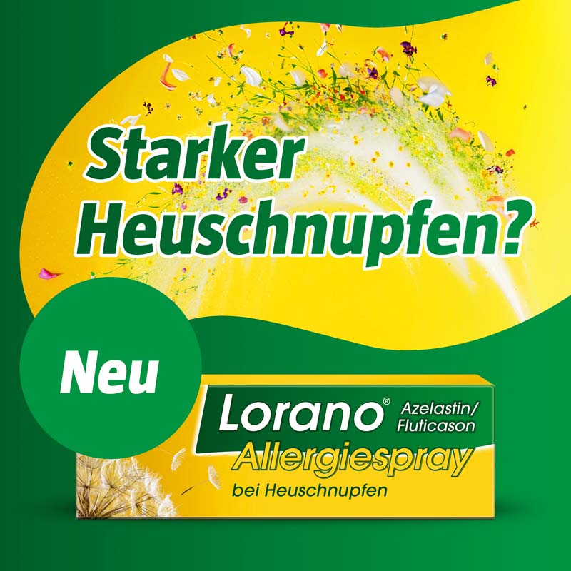 Lorano Allergiespray bei Heuschnupfen 23 g Nasenspray