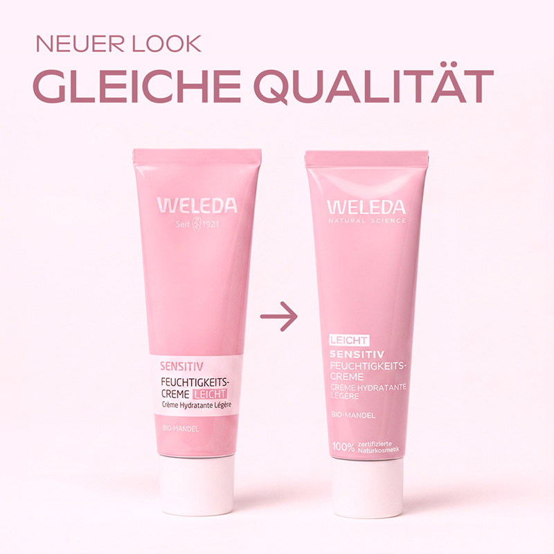 WELEDA Sensitiv Feuchtigkeitscreme Leicht Mandel 30 ml Creme