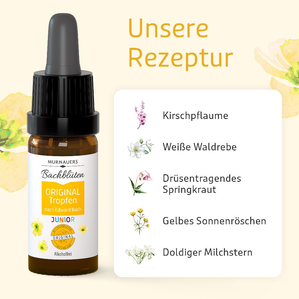 MURNAUERS Bachblüten Original Junior Tropfen 10 ml Tropfen zum Einnehmen