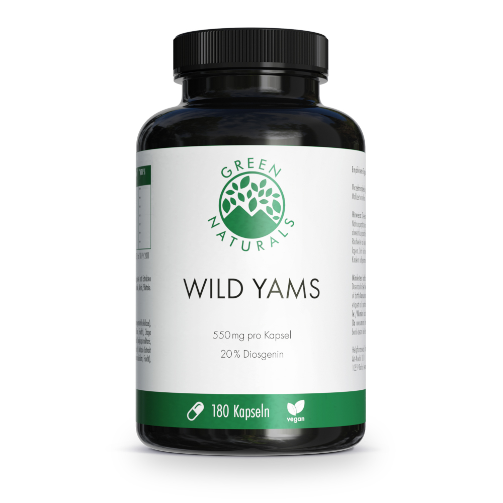GREEN NATURALS Wild Yams 180 St Kapseln
