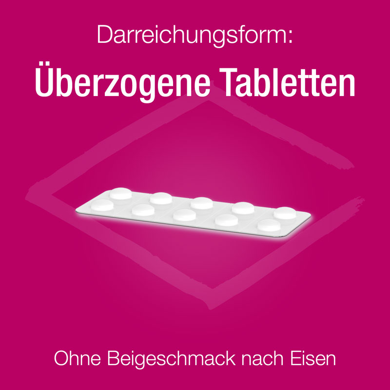 Eisen Verla 35mg 50 St Überzogene Tabletten
