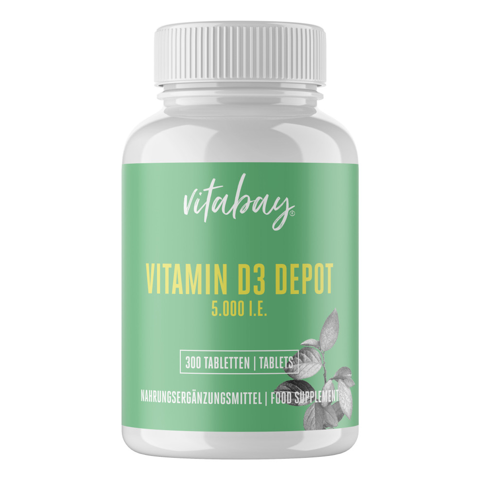 Vitabay VITAMIN D3 DEPOT 5.000 I.E. 300 St Tabletten