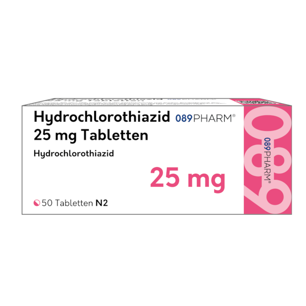 Hydrochlorothiazid 089PHARM 25 mg 50 St Tabletten