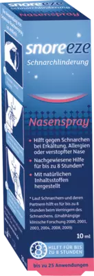 SNOREEZE Schnarchlinderung Nasenspray 10 ml Nasenspray