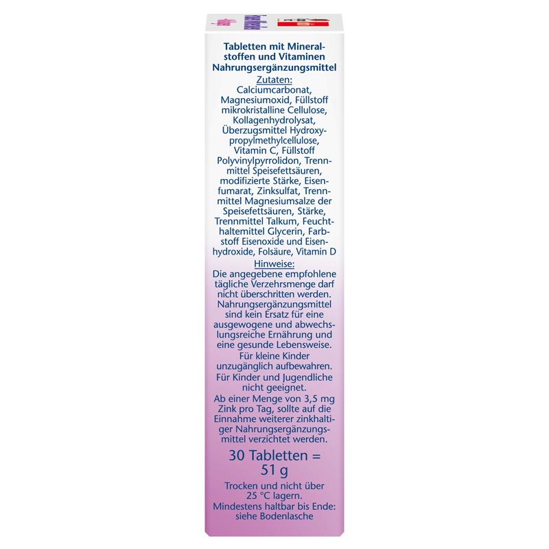 Doppelherz aktiv Frauen Mineralien + Kollagen 30 St Tabletten