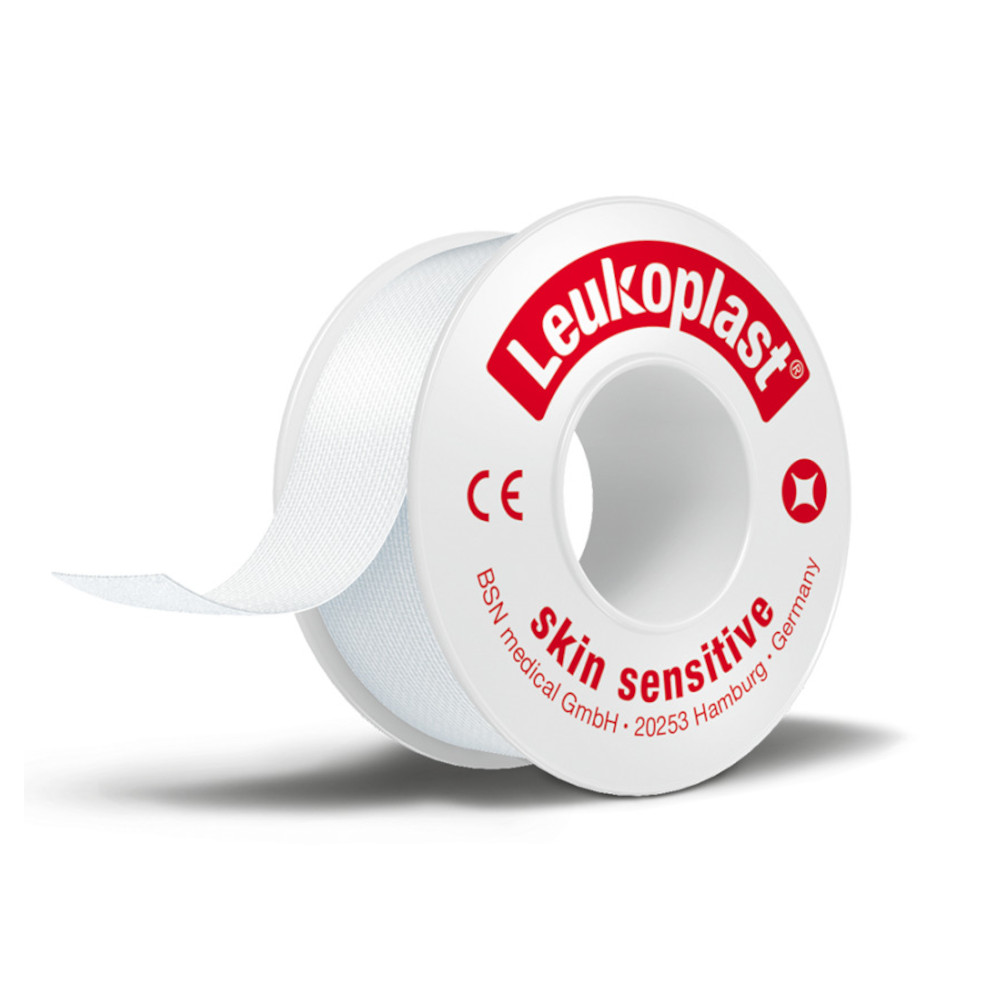 Leukoplast skin sensitive medizinisches Rollenpflaster 2,5 cm x 1 m 1 St Pflaster
