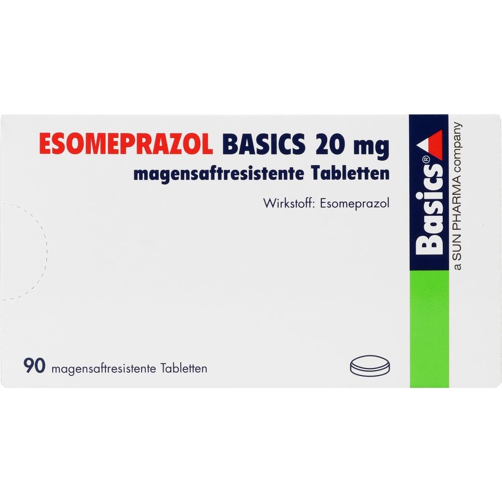 ESOMEPRAZOL BASICS 20mg 90 St Tabletten magensaftresistent