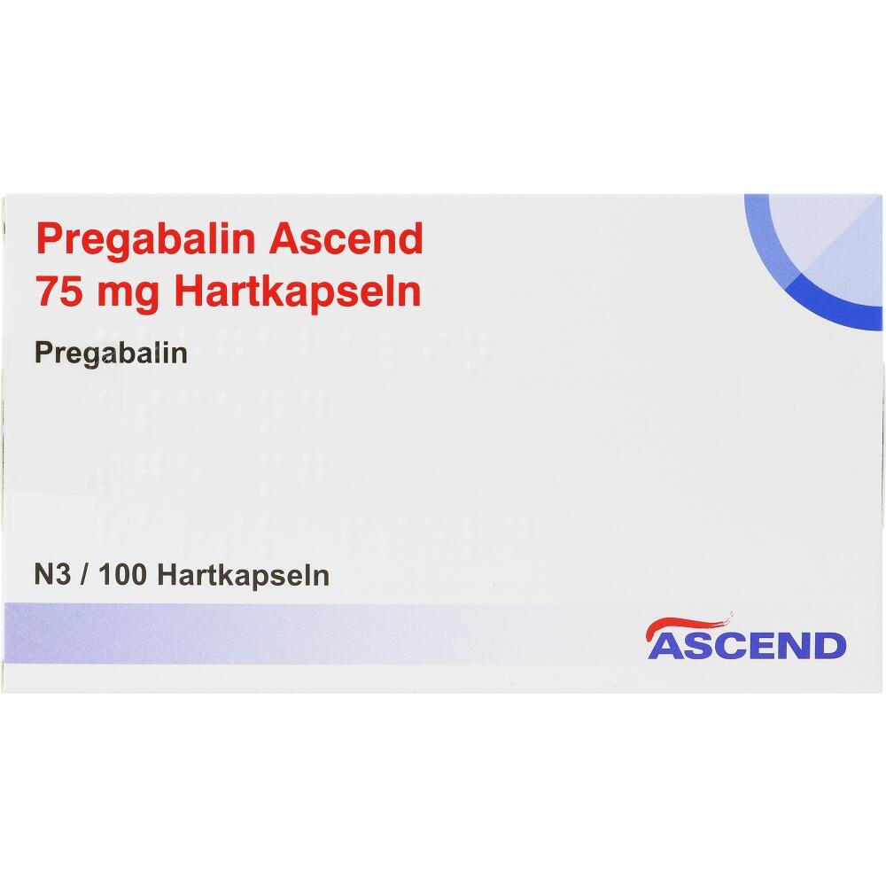 Pregabalin Ascend 75mg 100 St Hartkapseln