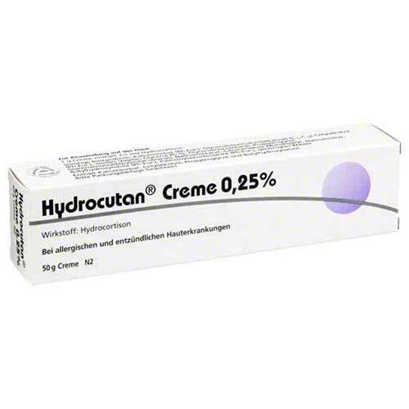 Hydrocutan 0,25% 50 g Creme