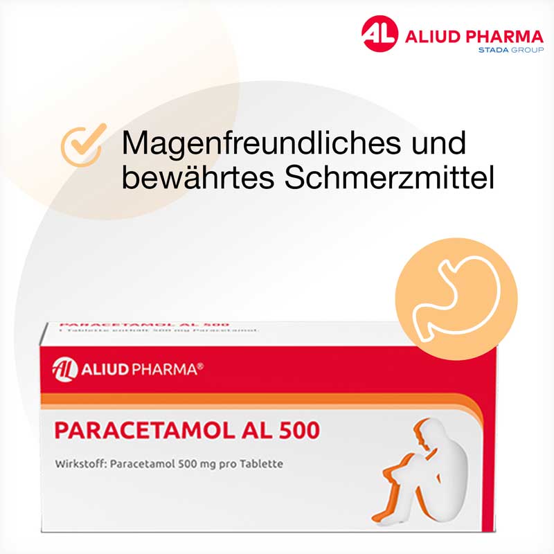 Paracetamol AL 500 bei akuten Schmerzen und Fieber