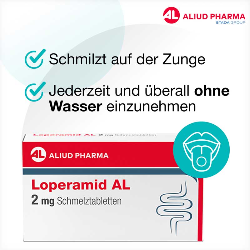 LOPERAMID AL 2 mg 12 St Schmelztabletten