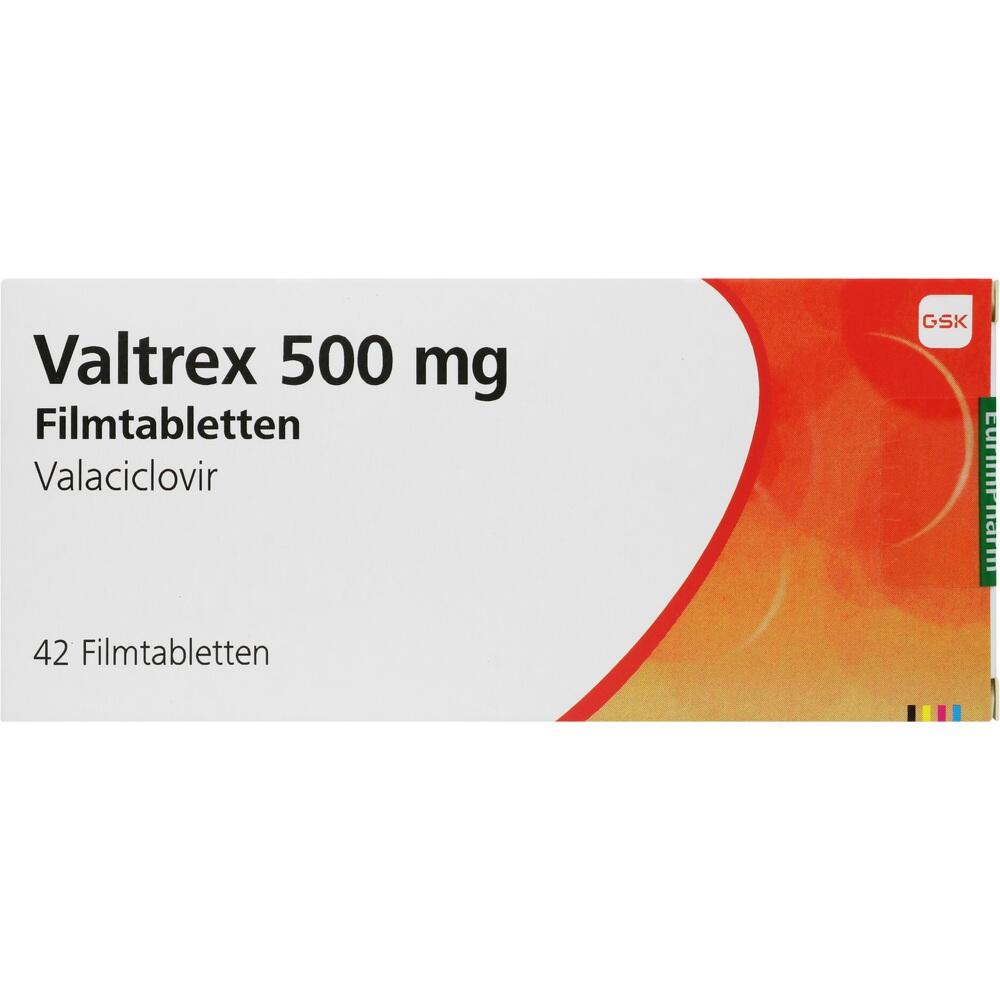 Valtrex 500mg 42 St Filmtabletten