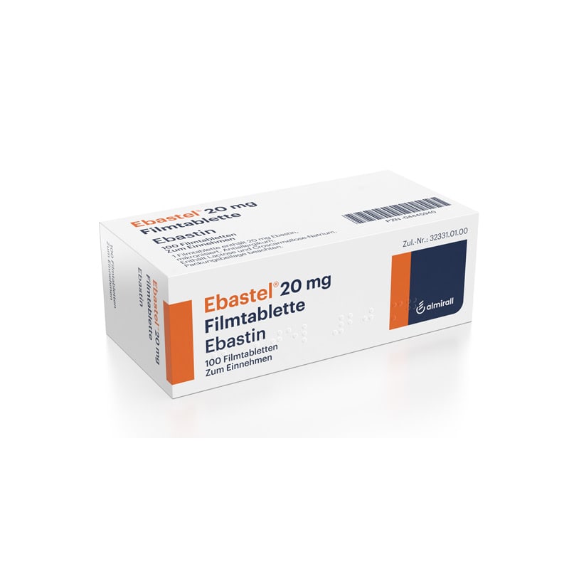 Ebastel 20mg 100 St Filmtabletten