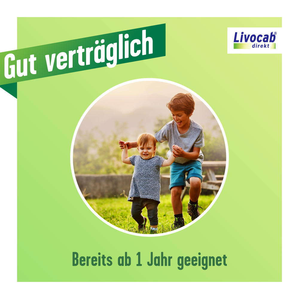 Livocab direkt Kombi: Nasenspray & Augentropfen bei Heuschnupfen & Allergien