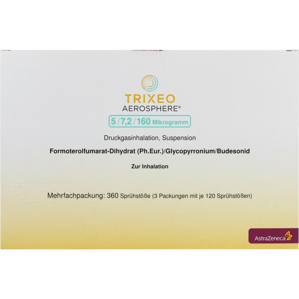 TRIXEO AEROSPHERE 5 µg/7,2 µg/160 µg 3 St Dosieraerosol