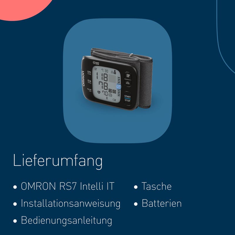 OMRON R27 Intelli IT Handgelenk Blutdruckmessgerät 1 St