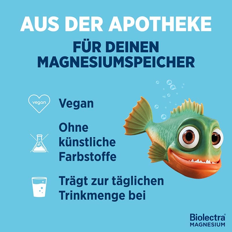 Biolectra MAGNESIUM 150mg Zitrone  20 St Brausetabletten
