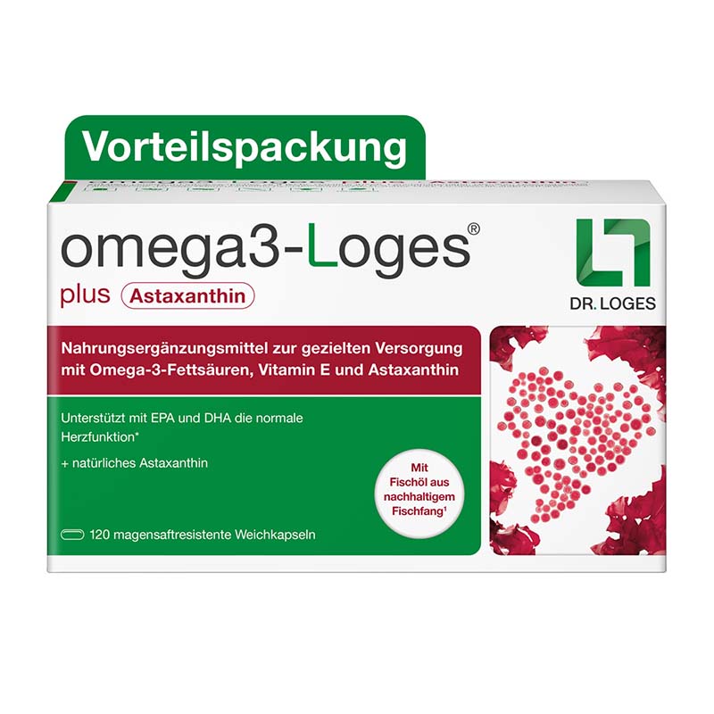 omega3-Loges plus Astaxanthin 120 St Kapseln