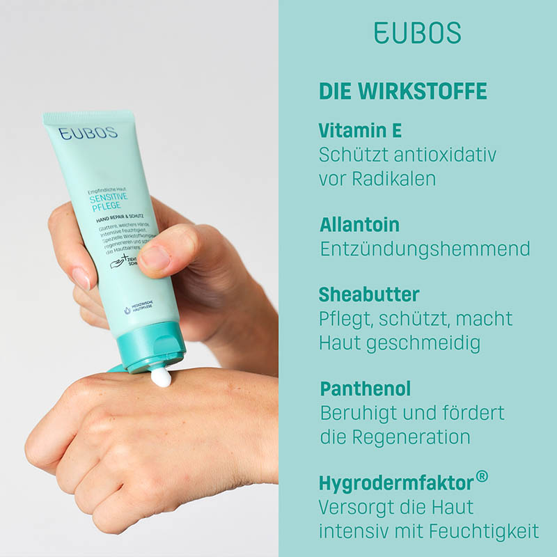 EUBOS SENSITIVE PFLEGE HAND REPAIR & SCHUTZ 75 ml Creme
