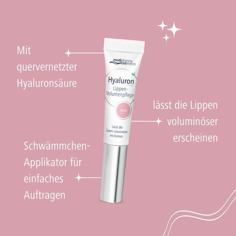 Hyaluron Lippen-Volumenpflege Balsam ROSÉ 7 ml Balsam