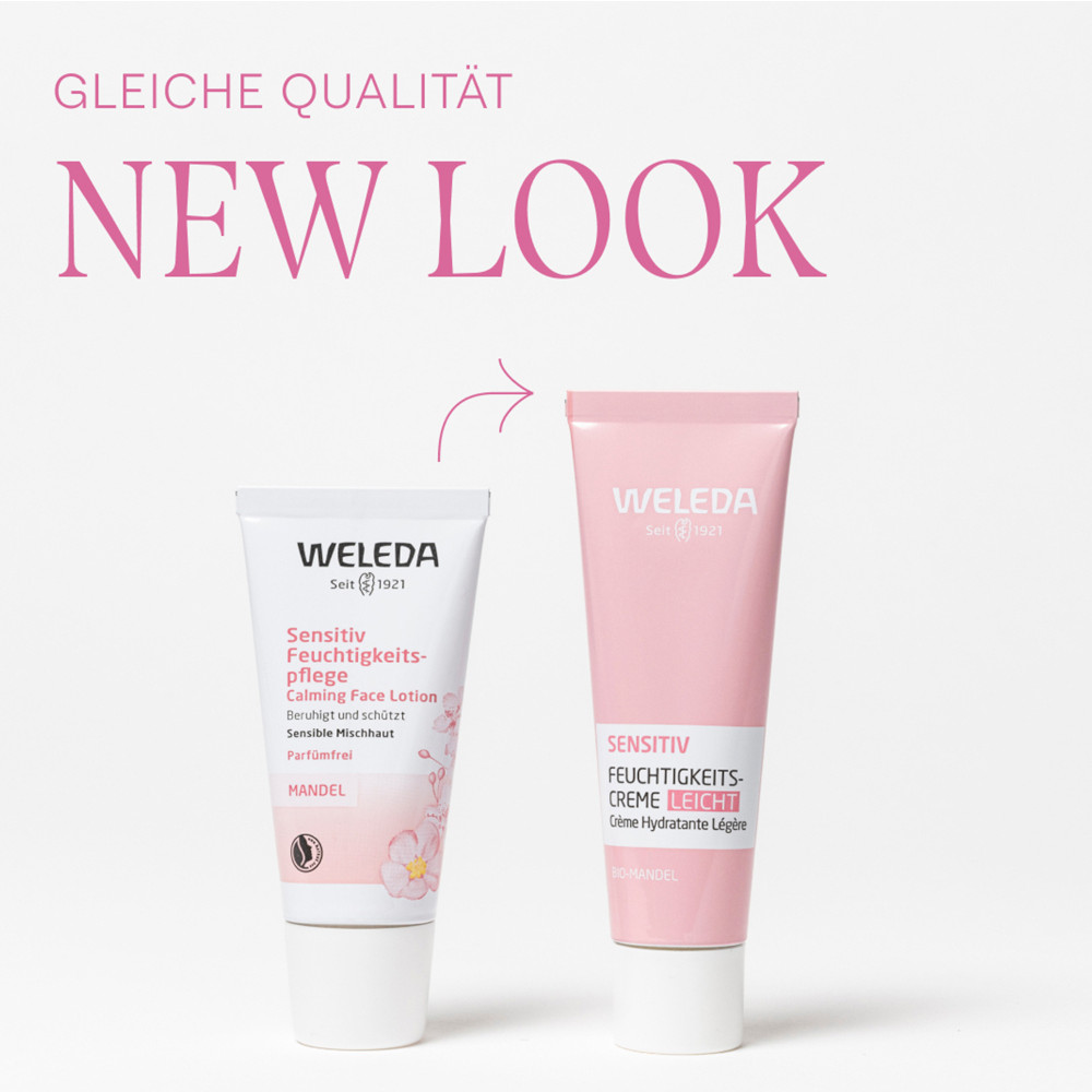 WELEDA Sensitiv Feuchtigkeitscreme Leicht Mandel 30 ml Creme