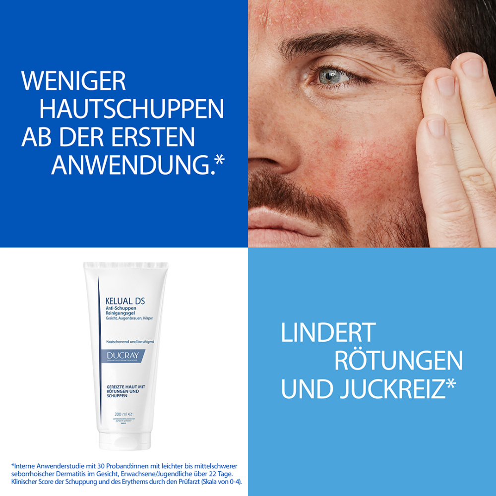 DUCRAY KELUAL DS Anti-Schuppen Reinigungsgel 200 ml Duschgel