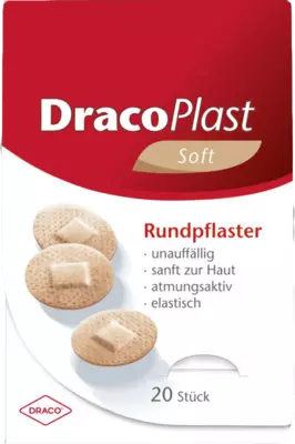 DracoPlast Soft Rundpflaster  2,2cm 20 St Pflaster