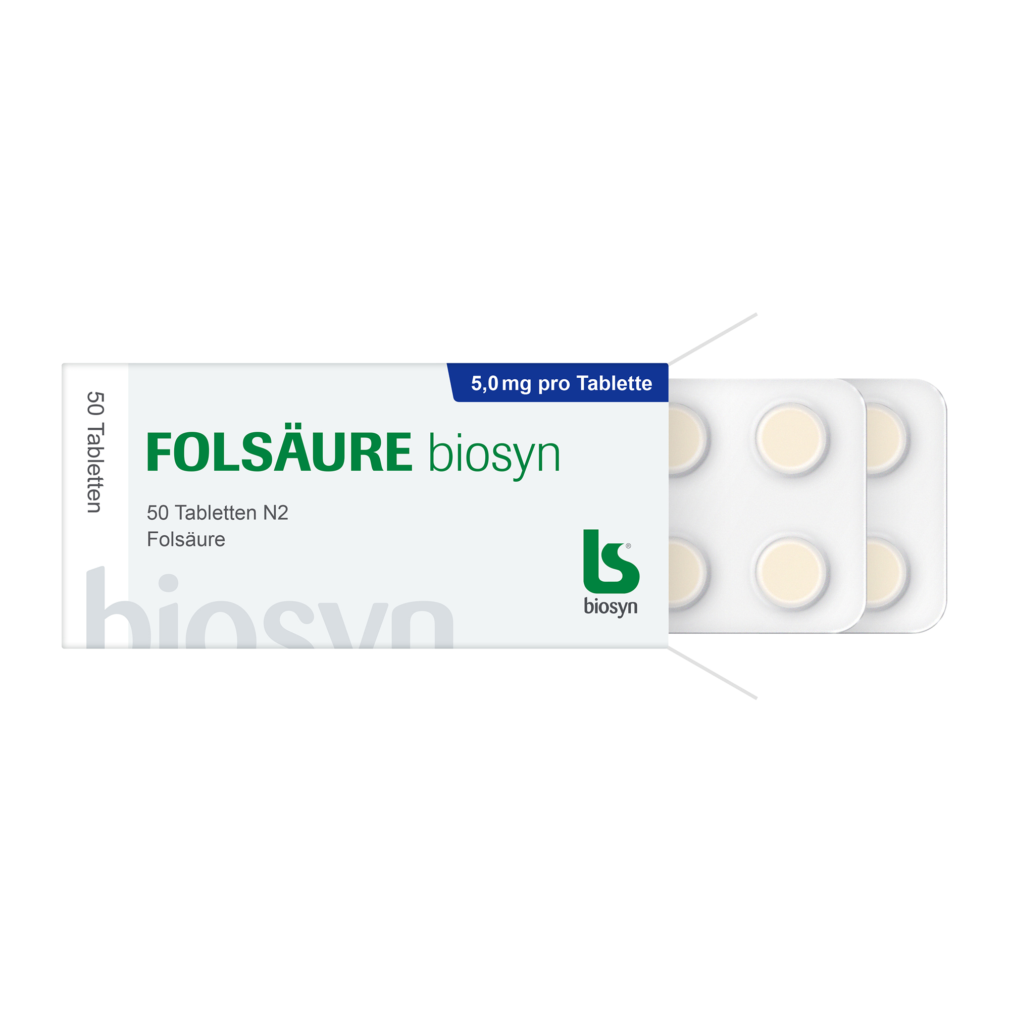 Folsäure Biosyn Tabletten N2 50 St 50 St Tabletten