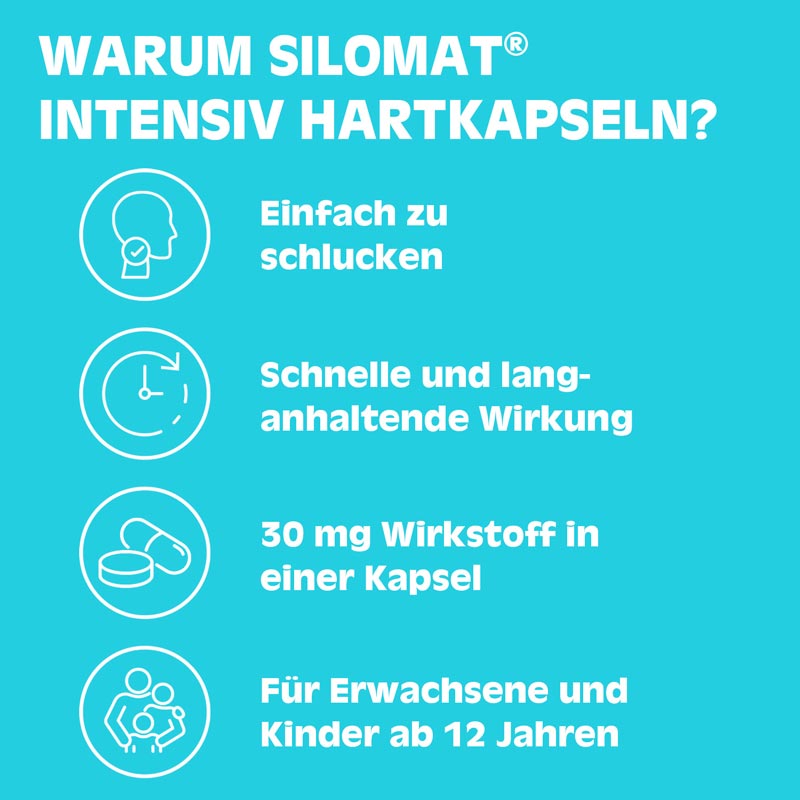 Silomat Hustenstiller Dextromethorphan Intensiv 12 St Hartkapseln