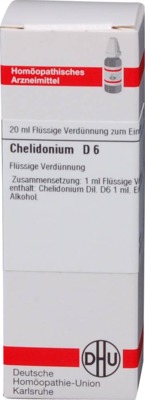 CHELIDONIUM D 6 Dilution 20 ml Dilution