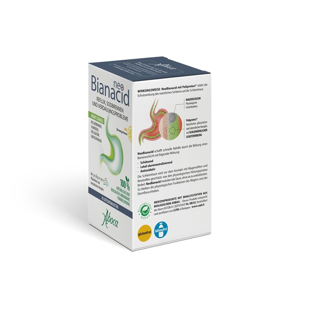 neo Bianacid Zitronengeschmack 45 St Lutschtabletten