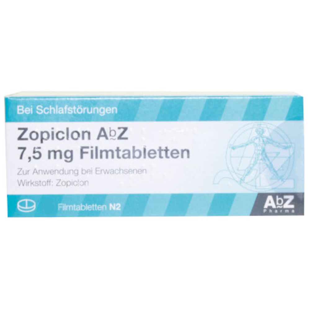 Zopiclon AbZ 7,5mg 10 St Filmtabletten