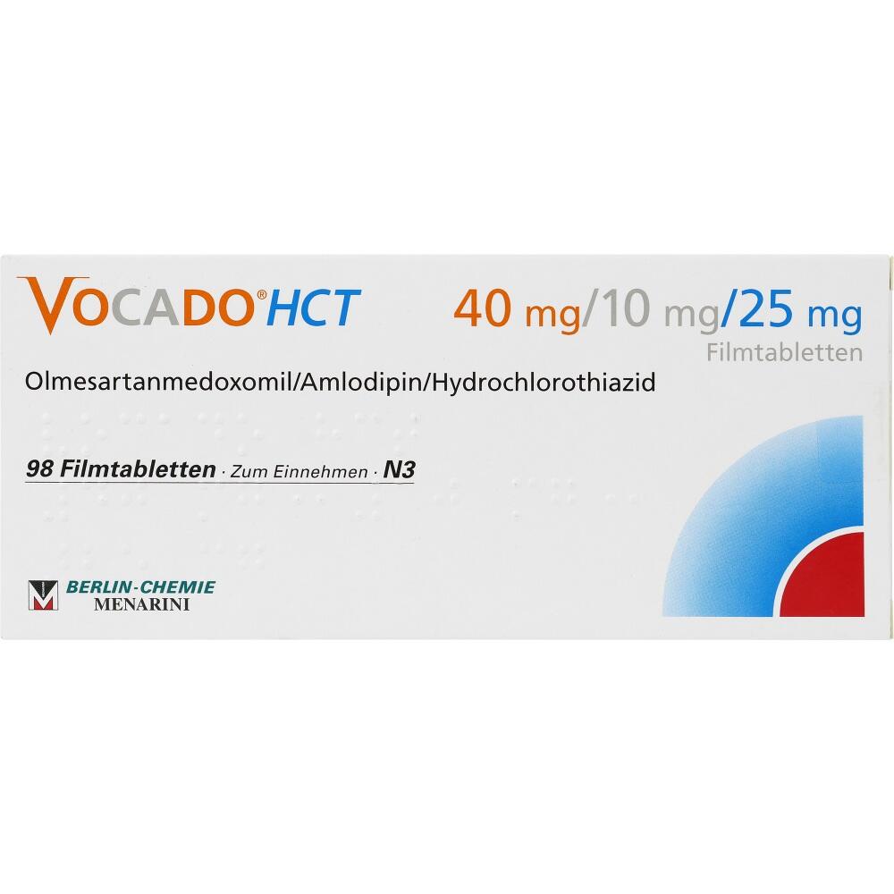 Vocado HCT 40mg/10mg/25mg 98 St Filmtabletten