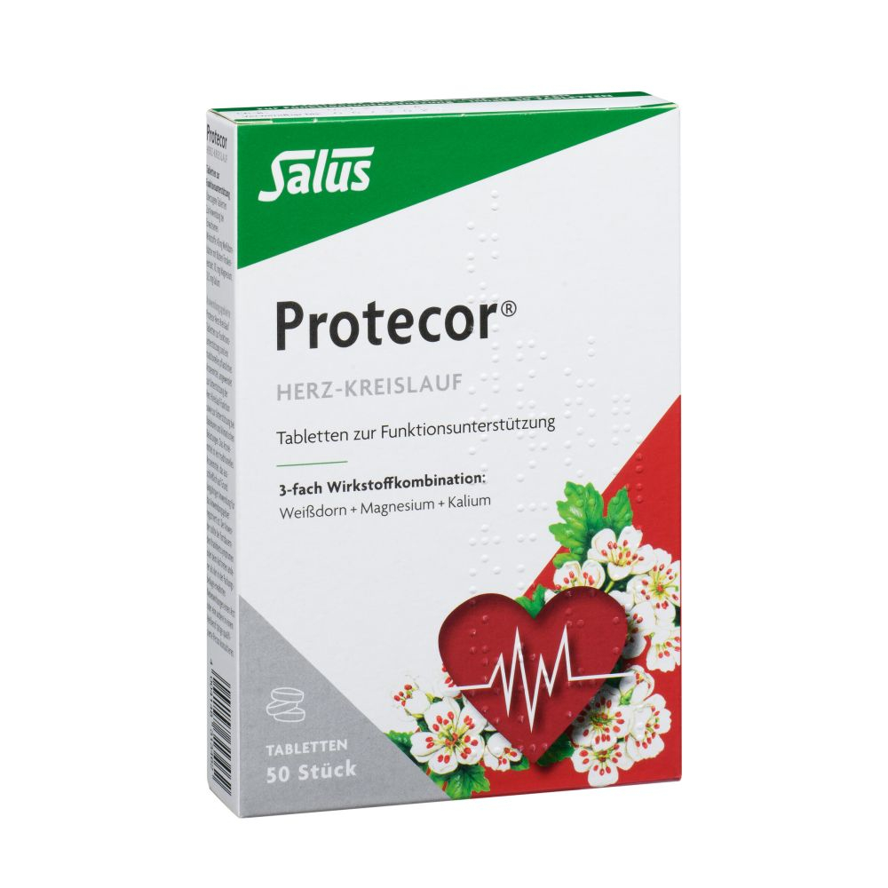 PROTECOR Herz-Kreislauf Tabl.z.Funktionsunt.Salus 50 St Überzogene Tabletten