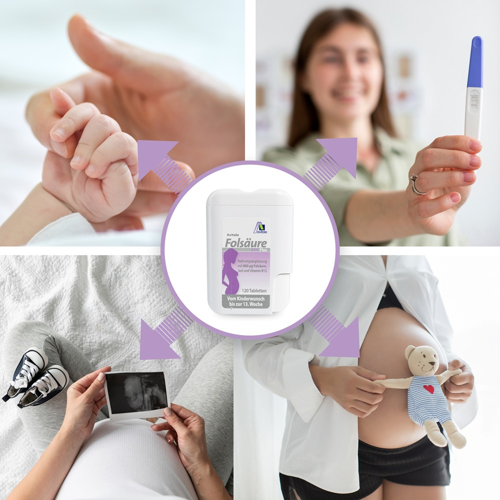 Avitale Folsäure 800 Plus 120 St Tabletten