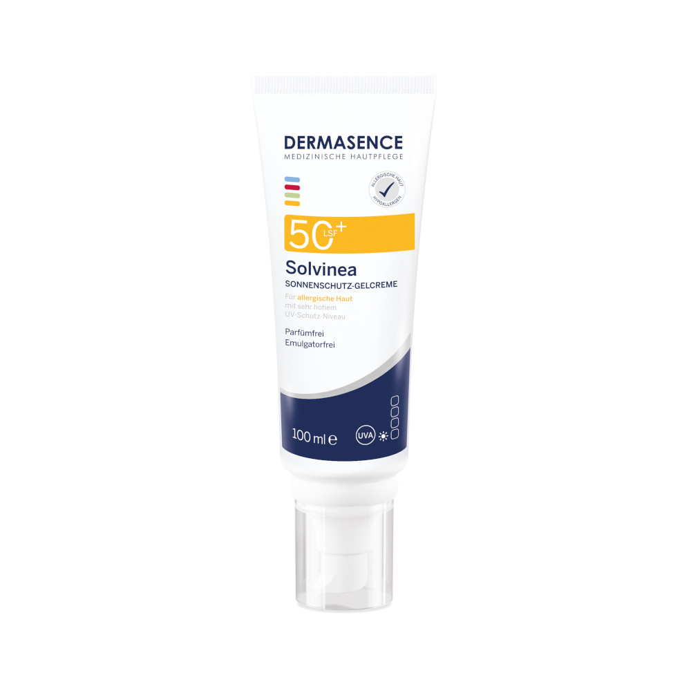 DERMASENCE Solvinea Sonnenschutz-Gelcreme LSF 50+, 100 ml 100 ml Gel