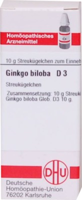GINKGO BILOBA D 3 Globuli 10 g Globuli
