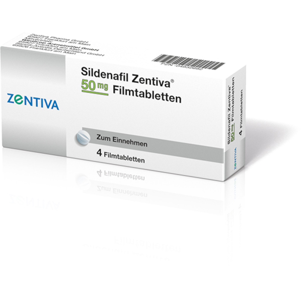 Sildenafil Zentiva 50mg 4 St Filmtabletten