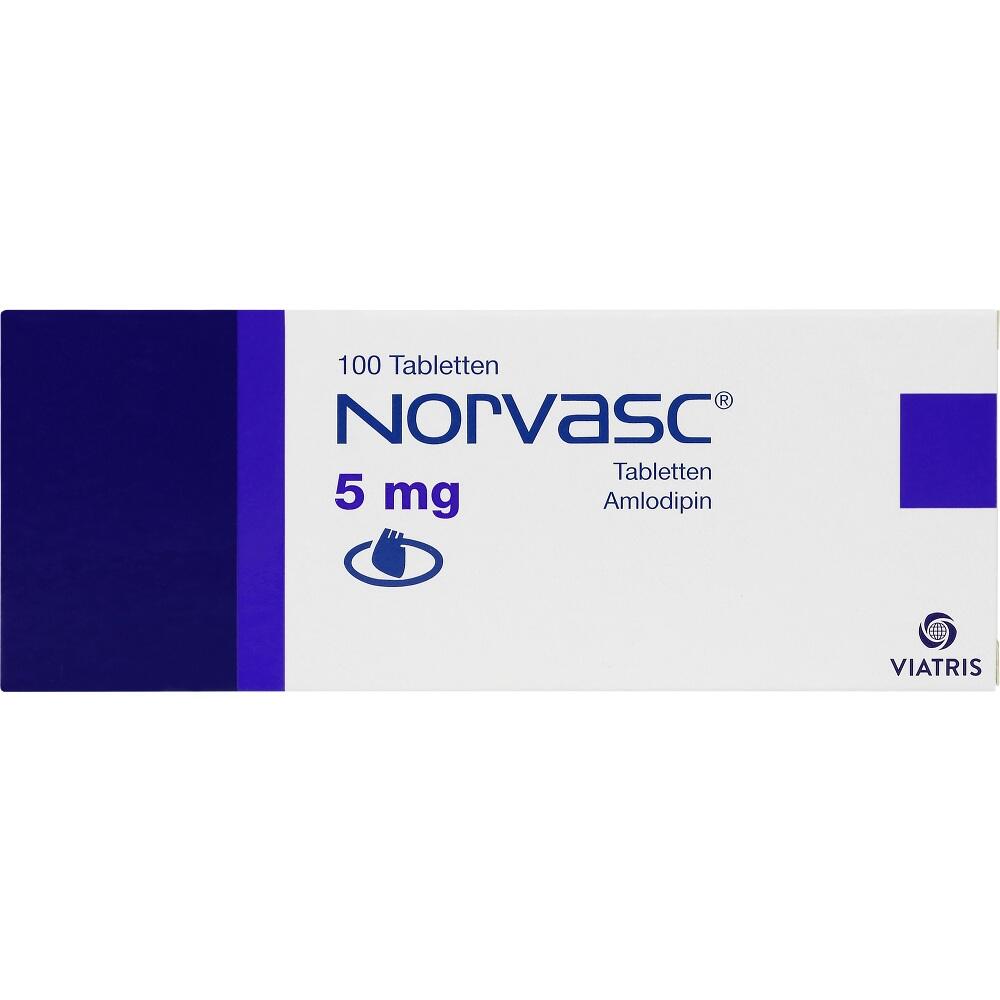 Norvasc 5mg 100 St Tabletten