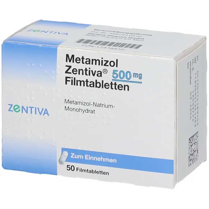 Metamizol Zentiva 500mg 50 St Filmtabletten