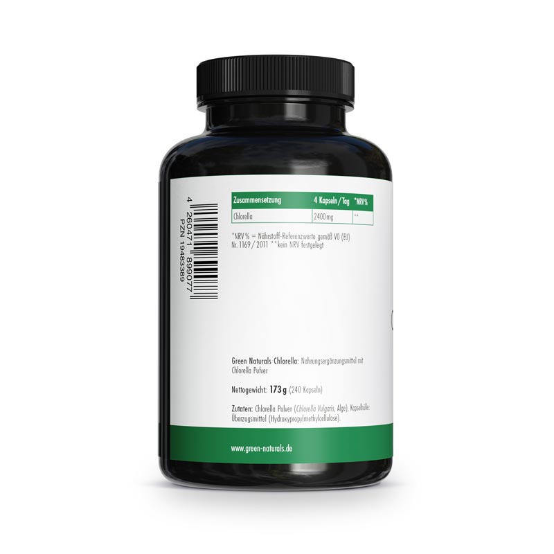 GREEN NATURALS CHLORELLA 240 St Kapseln
