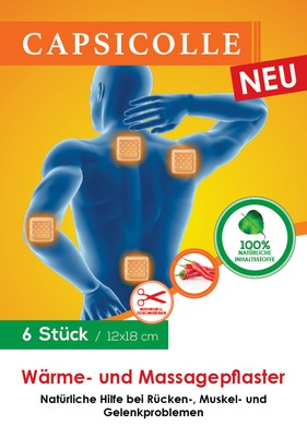 CAPSICOLLE Wärmepflaster 12x18 cm 6 St Pflaster