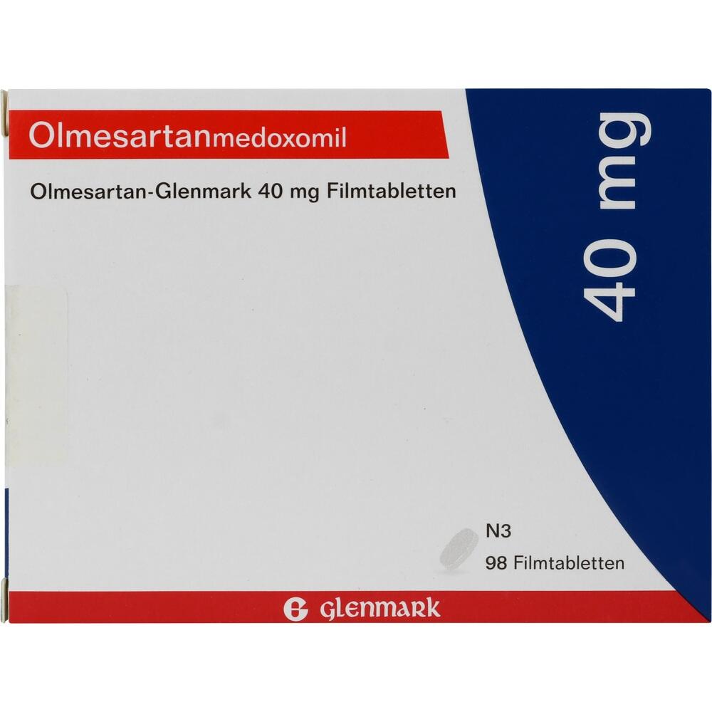 Olmesartan-Glenmark 40mg 98 St Filmtabletten