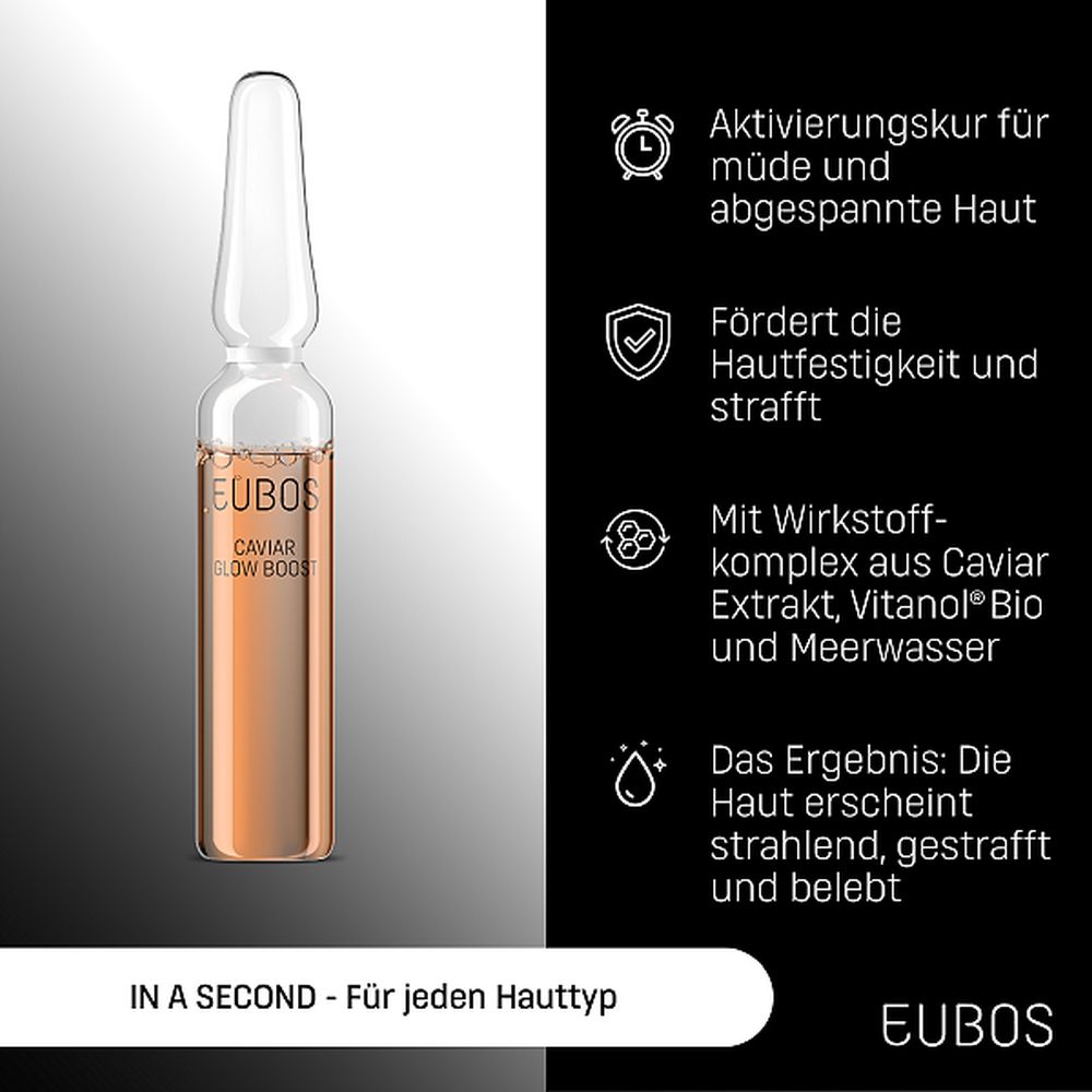 EUBOS IN A SECOND CAVIAR GLOW BOOST 7X2 ml Ampullen
