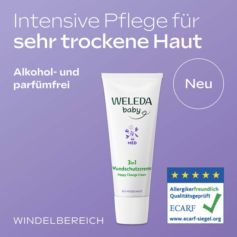 Weleda Baby 3in1 Wundschutzcreme weiße Malve 50 ml Creme