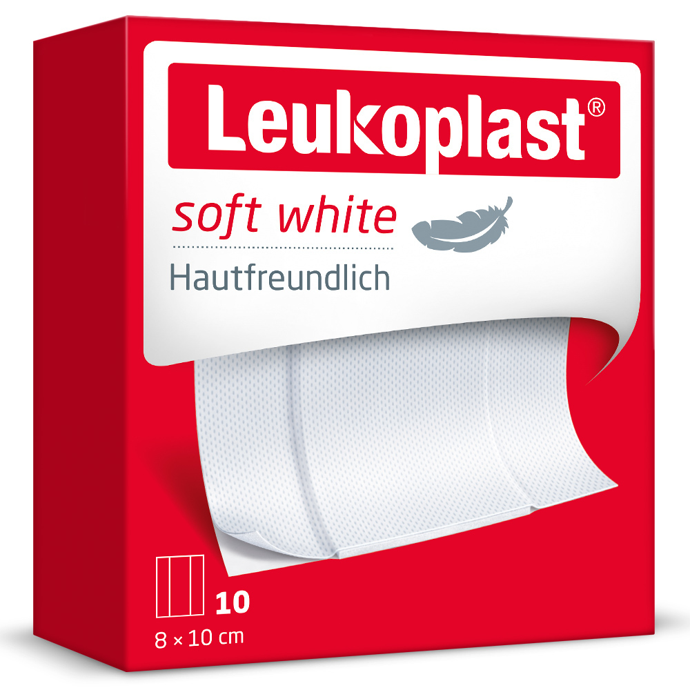 Leukoplast Soft 8 cm x 10cm  10 St Pflaster