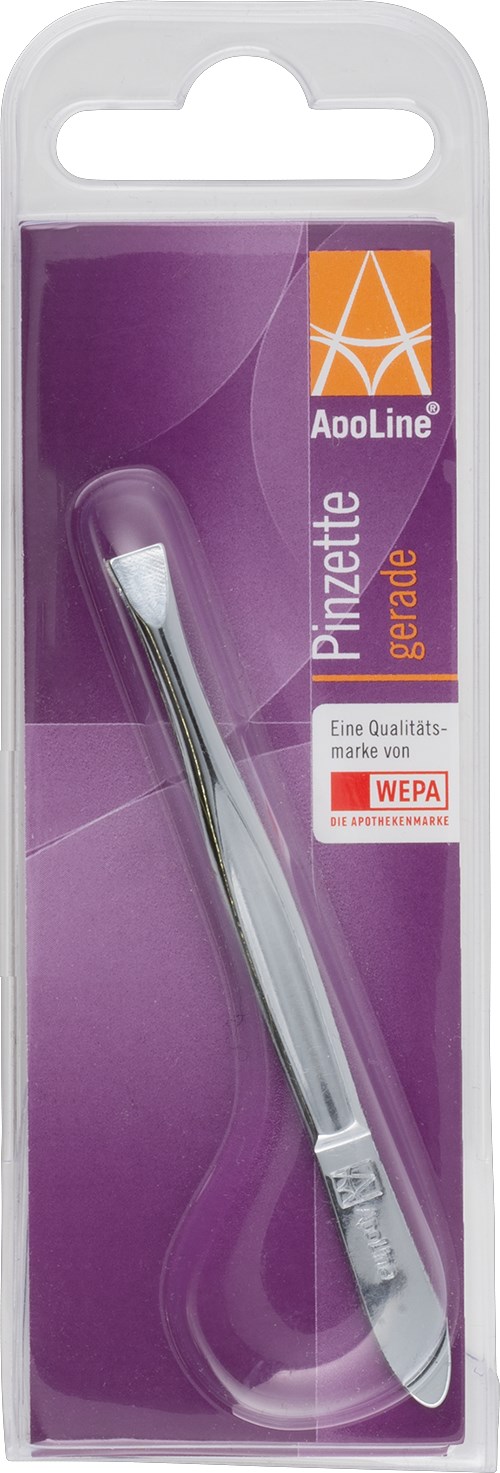 APOLINE Pinzette gerade 8 cm verchromt 1 St