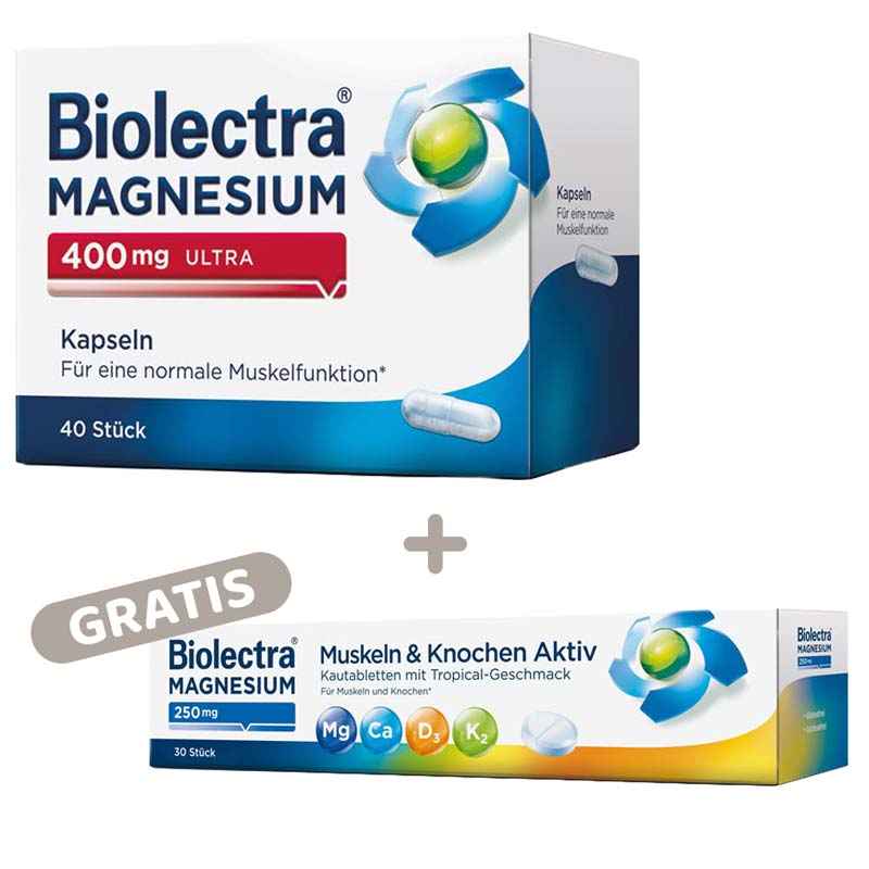 Biolectra MAGNESIUM 400mg ULTRA  40 St Kapseln